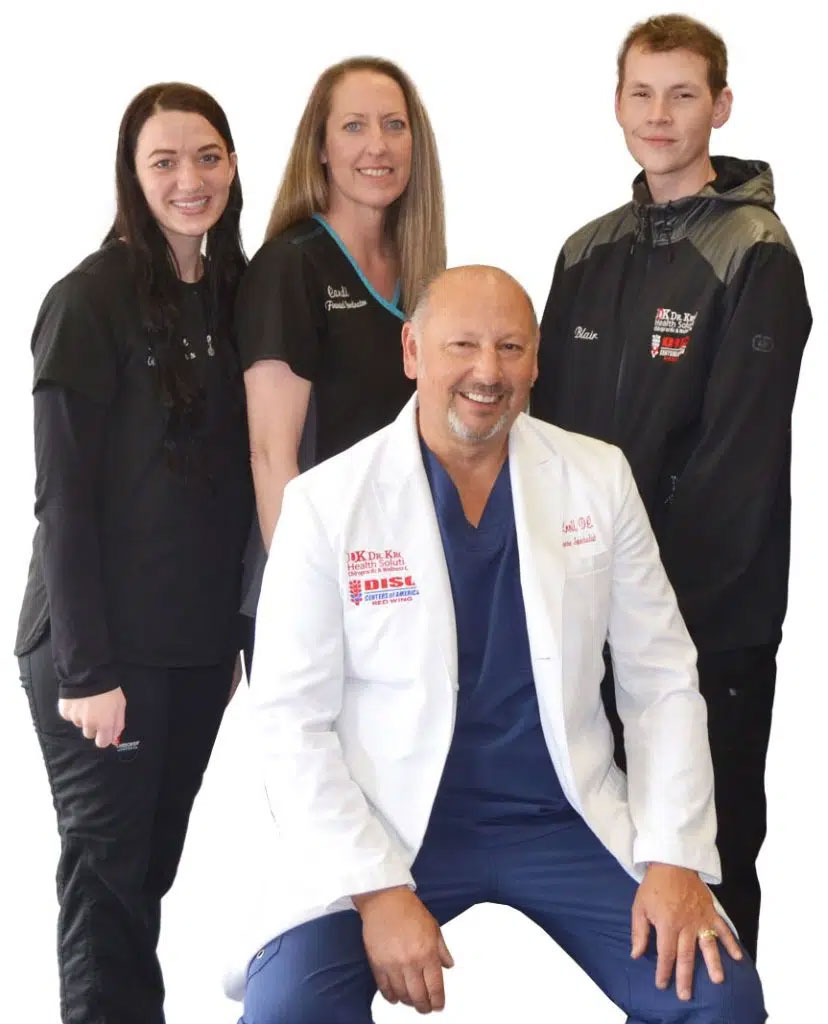 doctor and staff